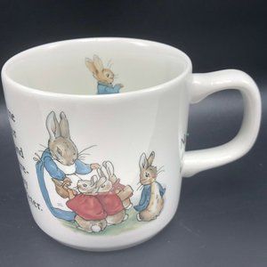 WEDGWOOD PETER RABBIT MUG CUP BEATRIX POTTER MOPSY